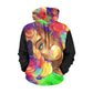 Colorful girl All Over Print Hoodie for Women