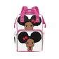 Pink Puff Girl Multi-Function Backpack/Diaper Bag